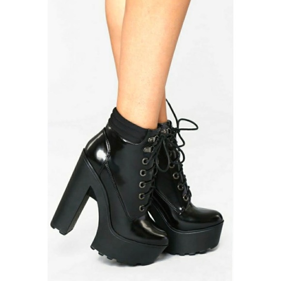 Fashion Nova Shoes Fashion Nova Platform Combat Ankle Boots Poshmark